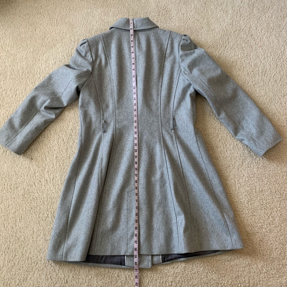 Banana Republic Grey Wool Peacoat Sz XL - Picture 8 of 8